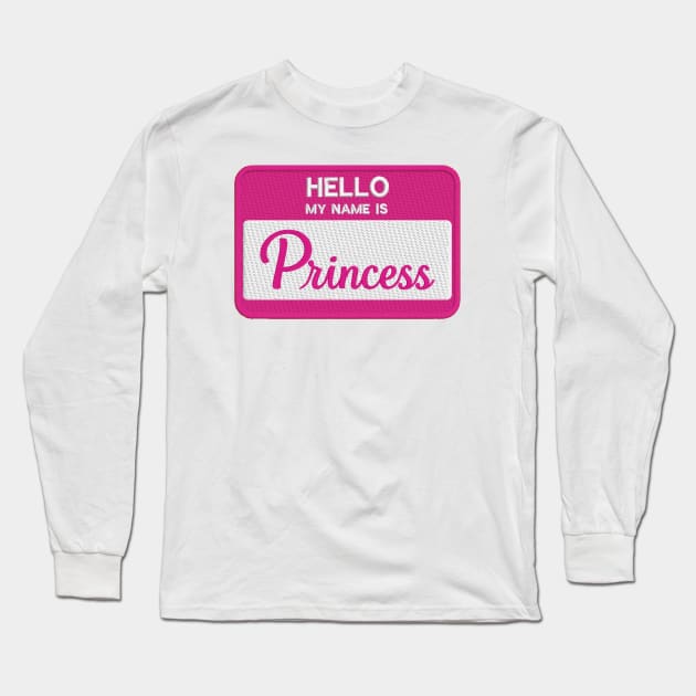 hello princess Long Sleeve T-Shirt by mystudiocreate